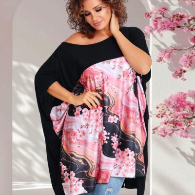 Zendaja Mirage Lepel Tunika/ Cseresznye Virág